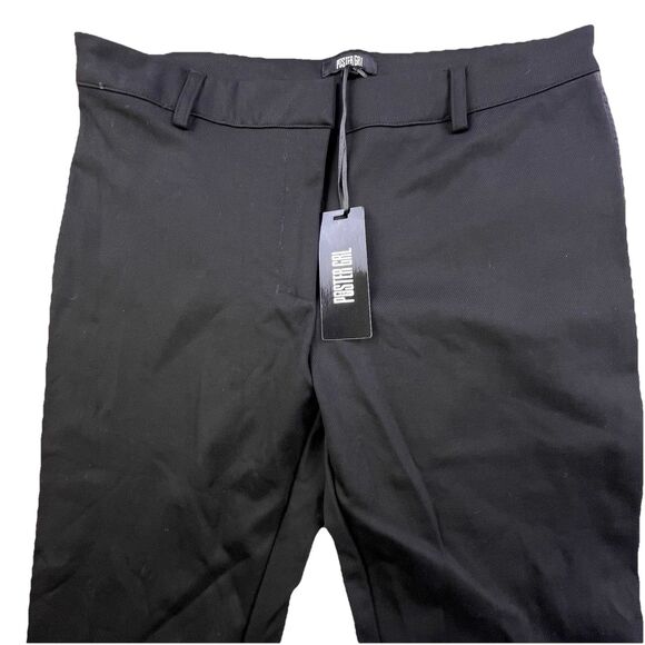 Dolls Kill Poster Flare Pants Womens L Black Silver Sequins Gothic Punk Festival - Picture 4 of 11